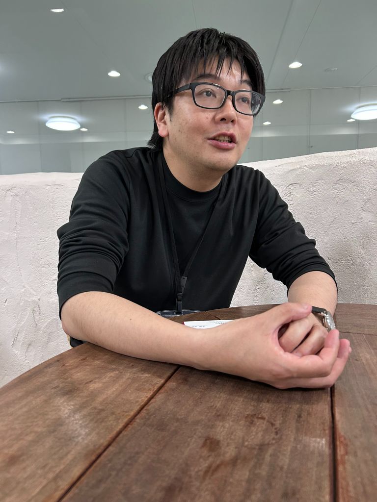 谷口先生インタビューの様子